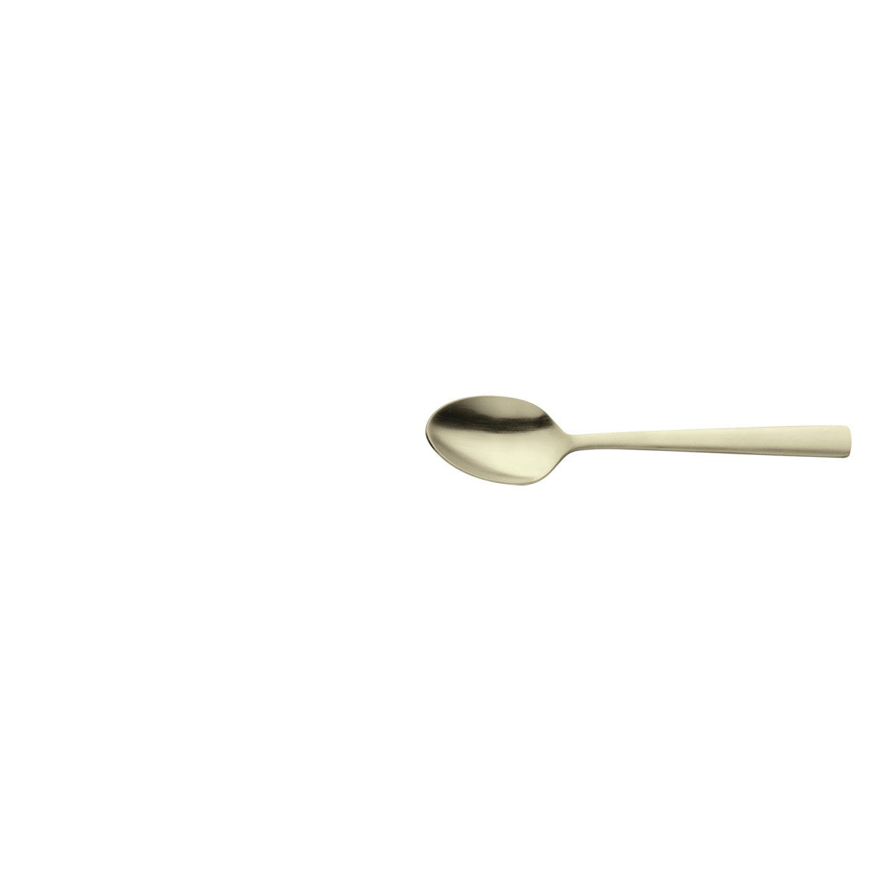 Ventura, Mocca- / Espressolöffel 108 mm PVD champagner